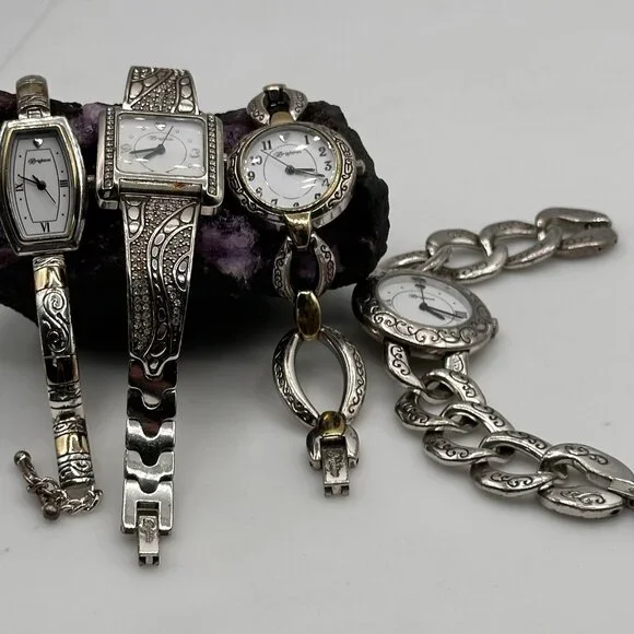 Brighton Watch Lot 4 San Dimas Linx Alta Venezia Silver Gold Plated Part Repair - Picture 3 of 16